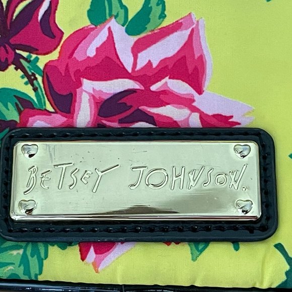 Betsey Johnson Large Floral Cosmetic Bag - Picture 8 of 8